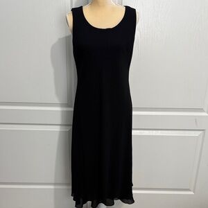 Studio I Elegant Black Sleeveless Midi Dress